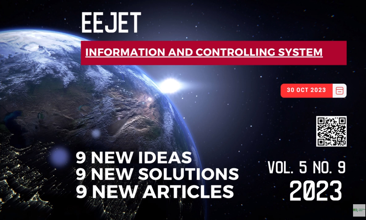 EEJET | Vol. 5 No. 9 (125) (2023) | Information and controlling system