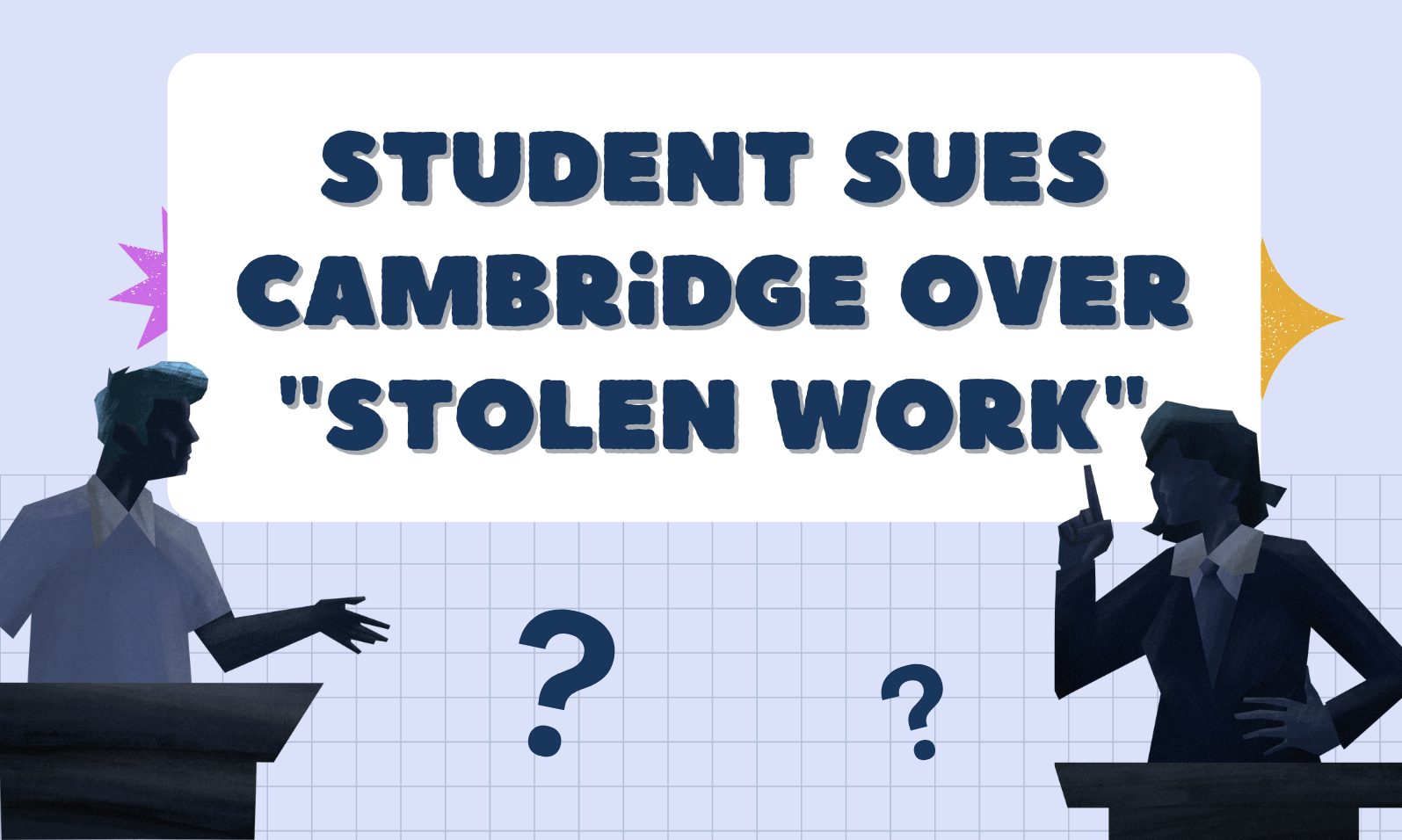 Student sues Cambridge over "stolen work"