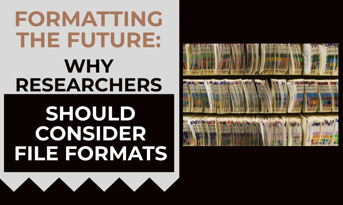 Formatting the future: why researchers should consider file formats