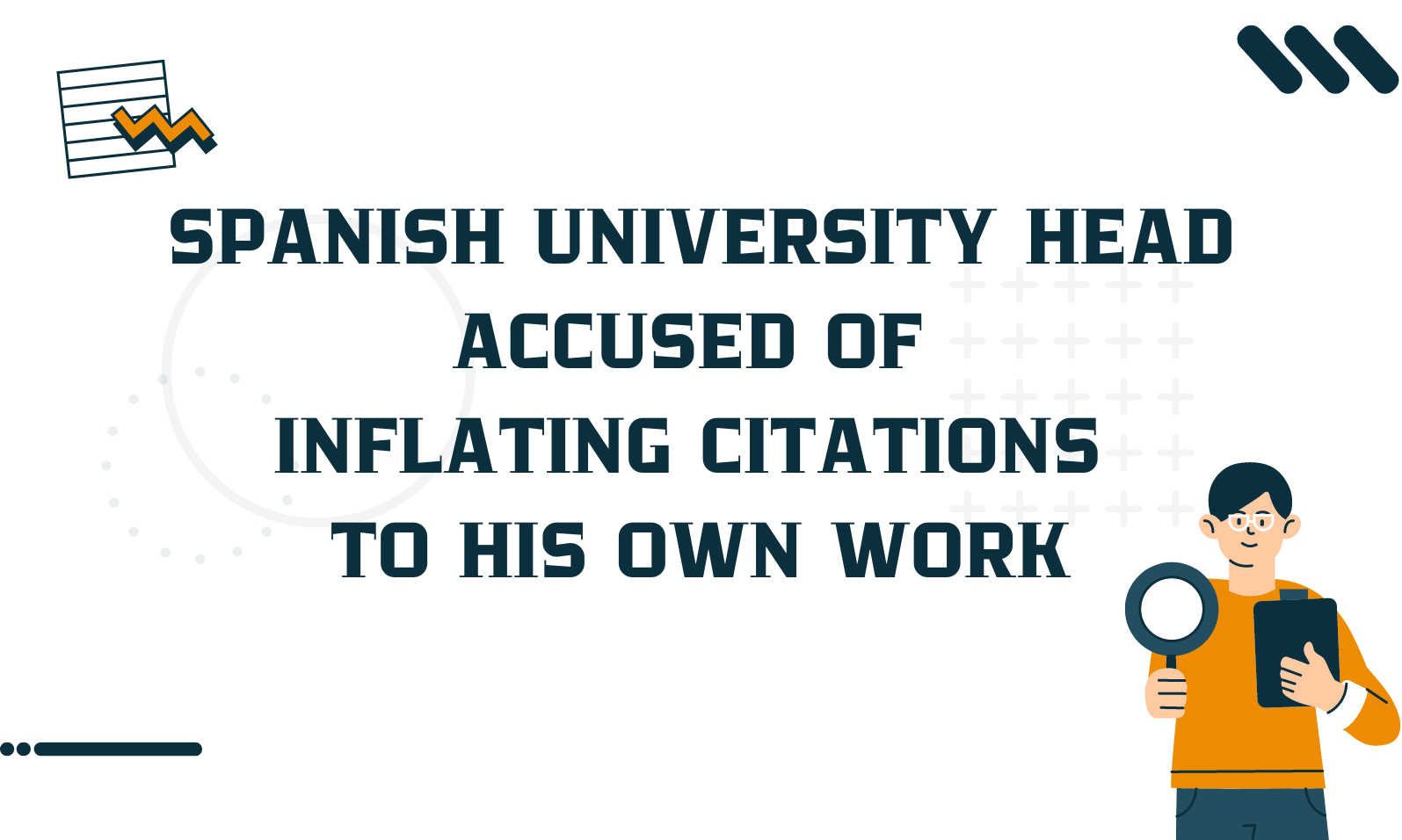 Spanish university head accused of inflating citations to his own work