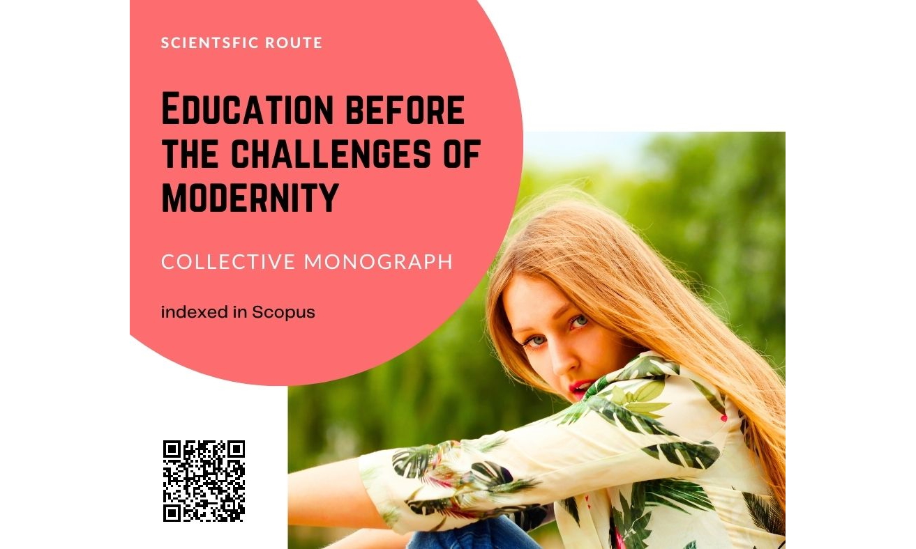 News from our partners: Scientific Route OÜ opens the call for submissions for the collective monograph "Education before the challenges of modernity"