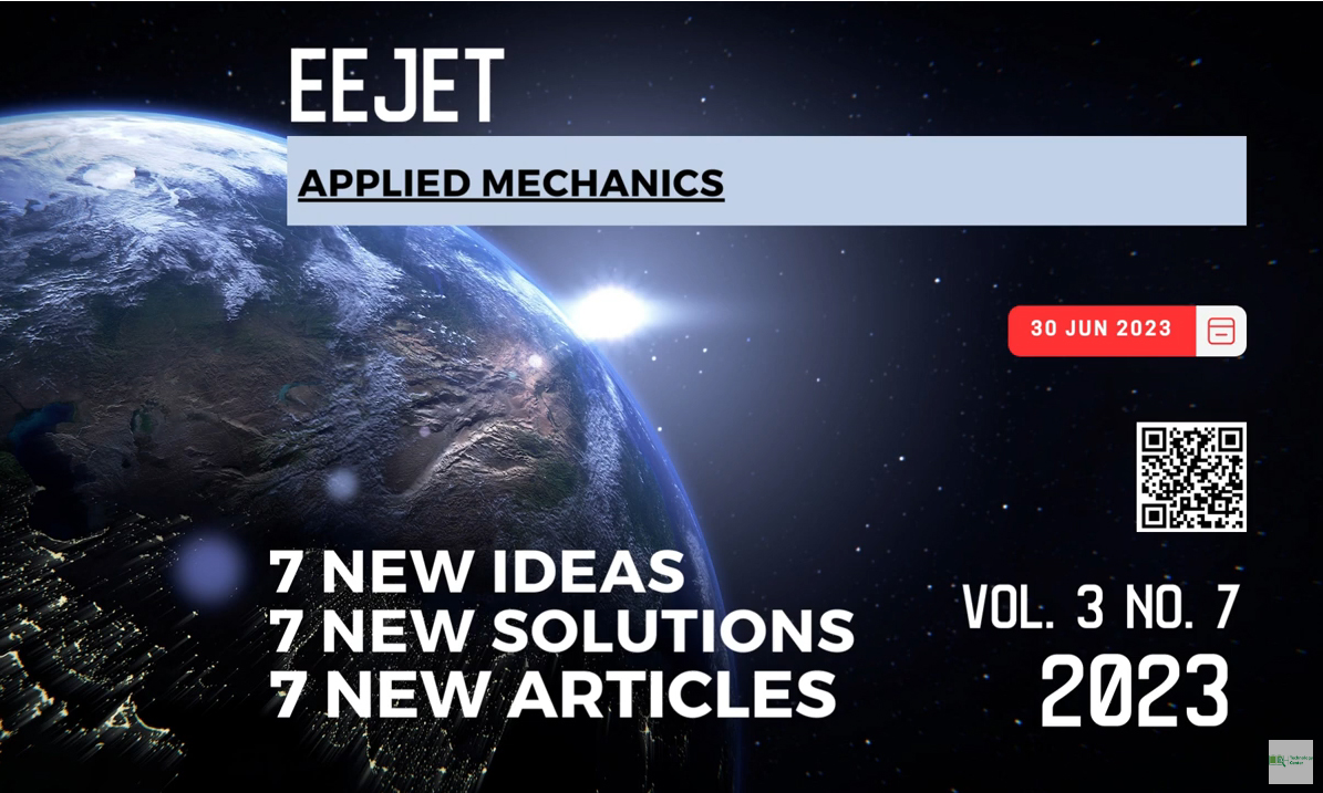 EEJET | Vol. 3 No. 7 (123) (2023) | Applied mechanics