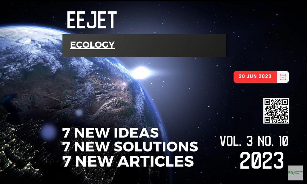 EEJET | Vol. 3 No. 10 (123) (2023) | Ecology