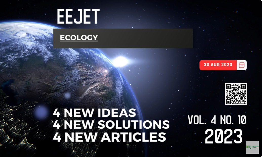 EEJET | Vol. 4 No. 10 (124) (2023) | Ecology