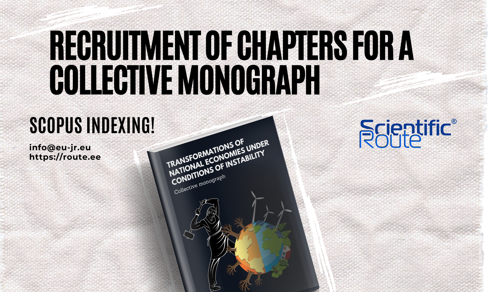 The collection of chapters for the collective monograph with Scopus indexing continues! Economic direction!
